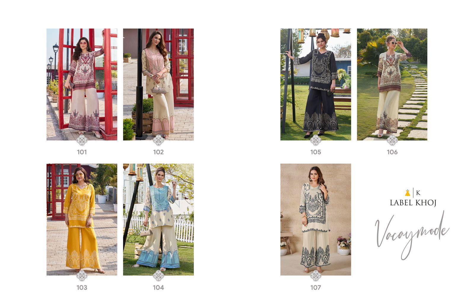 Vacay Mode By Label Khoj Viscose Printed Ladies Co Ord Set Suppliers In India
